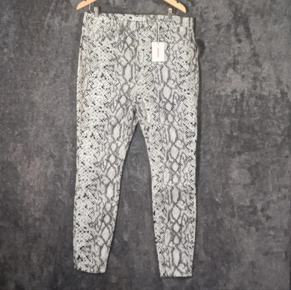 Good American good waist snake print women's 18 - Picture 3 of 9